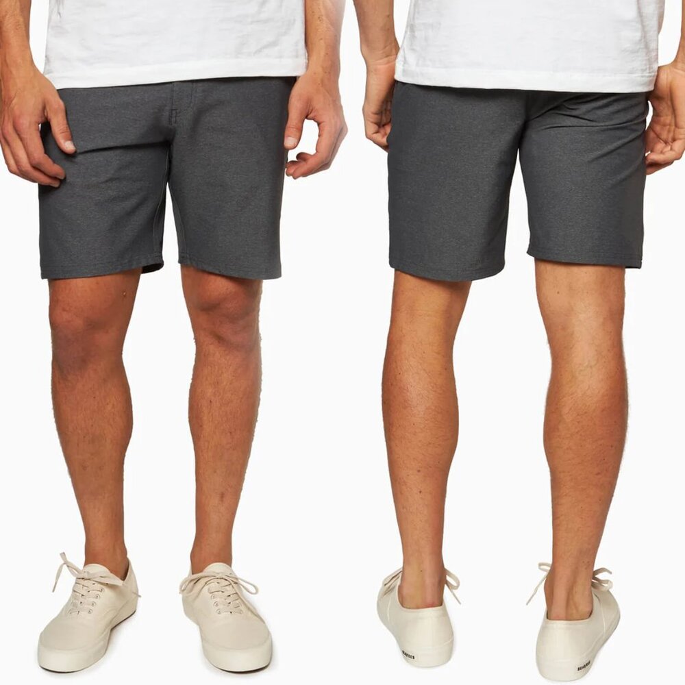 Toes on the Nose Men’s Grey Heather Walking Shorts - Size 38